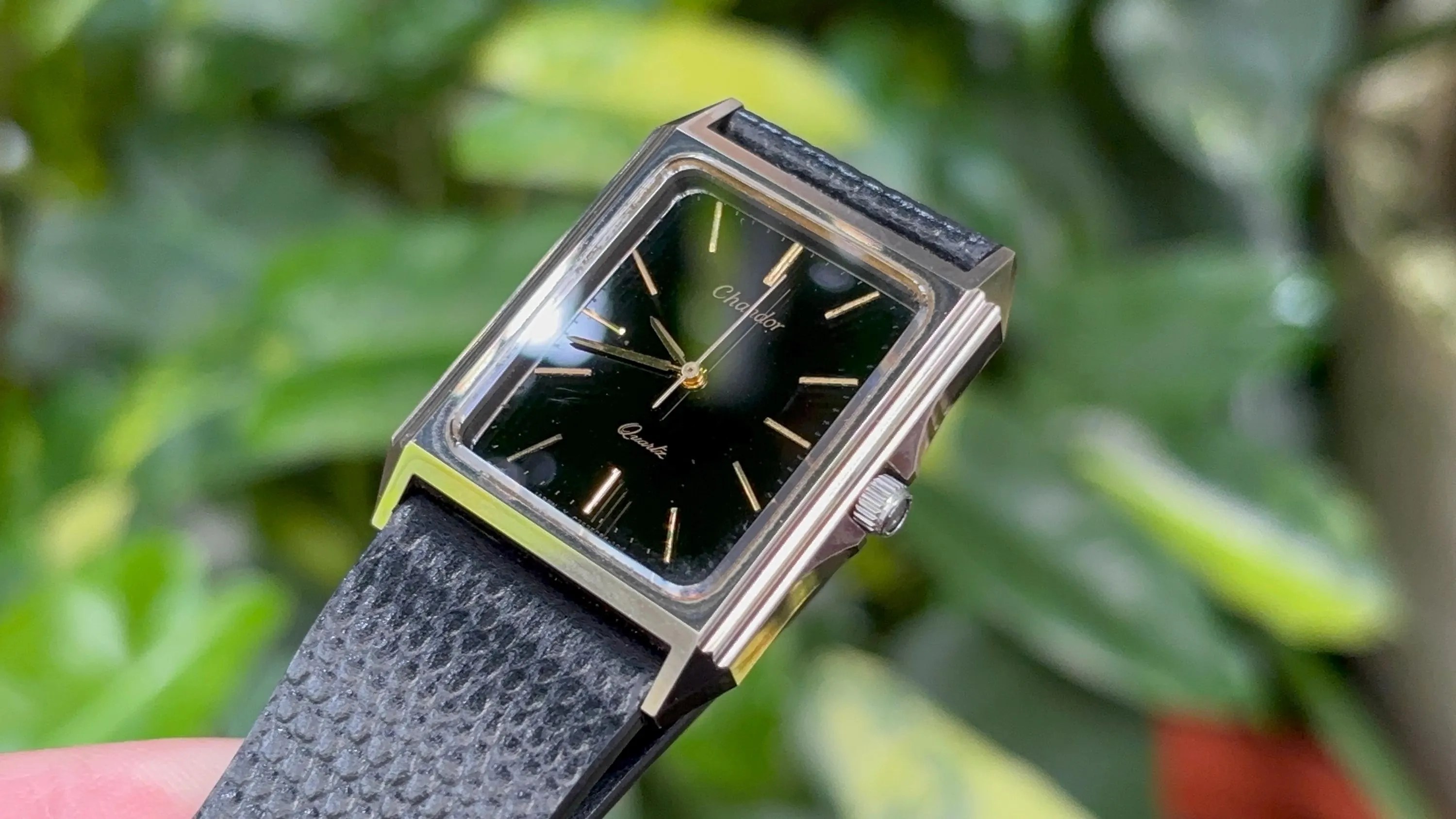 quiet luxury tank shaped watches