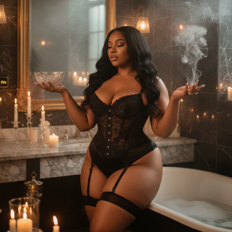 11 PM Ritual: How I Make My Curves Dangerous in Lace